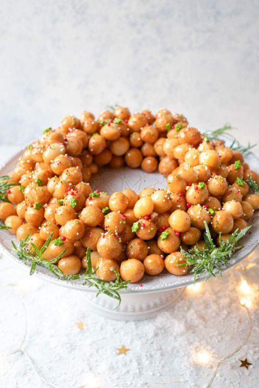 Pistachio Dusted Struffoli