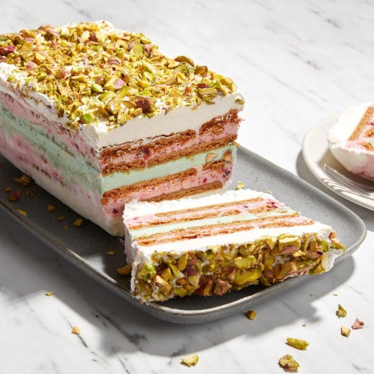 Pistachio Icebox Cake