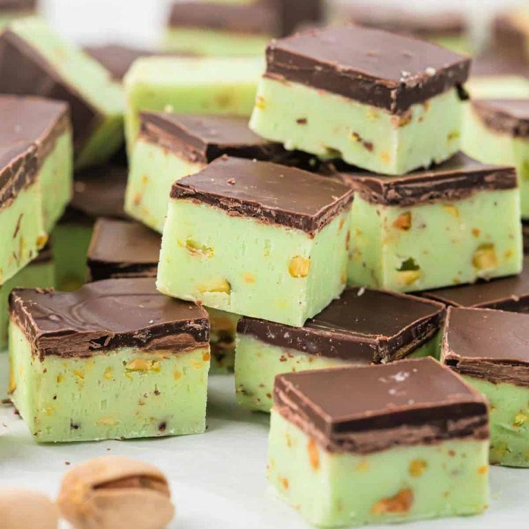 Pistachio Pudding Fudge