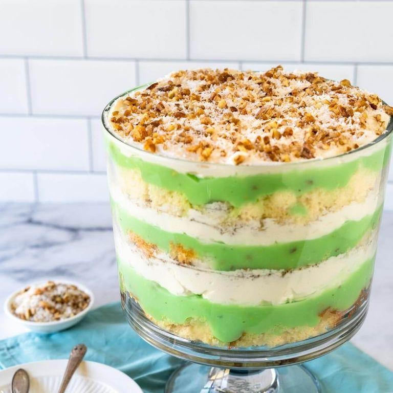Pistachio Pudding Trifle
