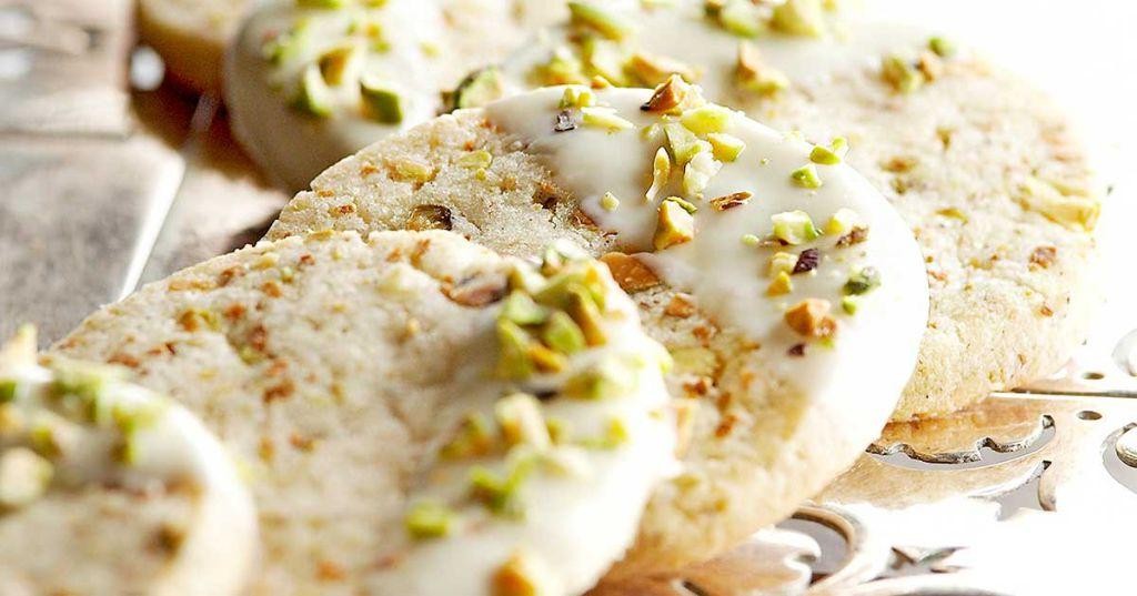 Pistachio Vanilla Sugar Cookies