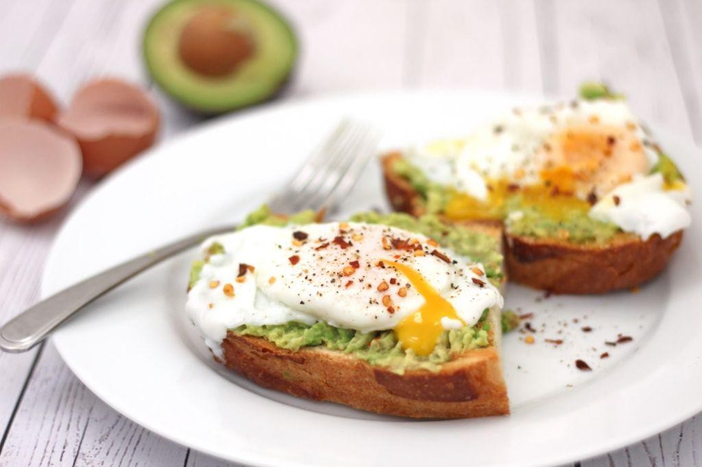 Poached Eggs on Whole Grain Toast