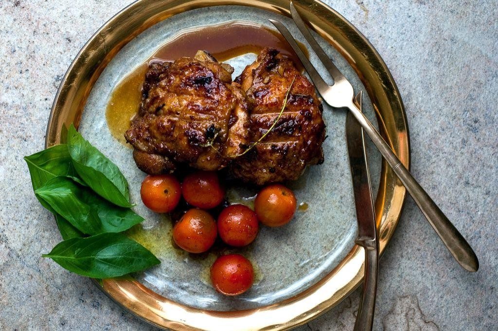 Pomegranate Glazed Chicken