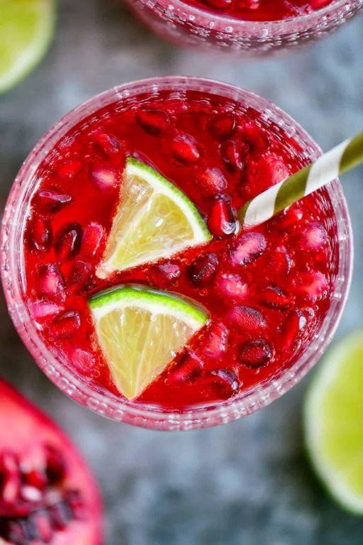 Pomegranate Lime Punch