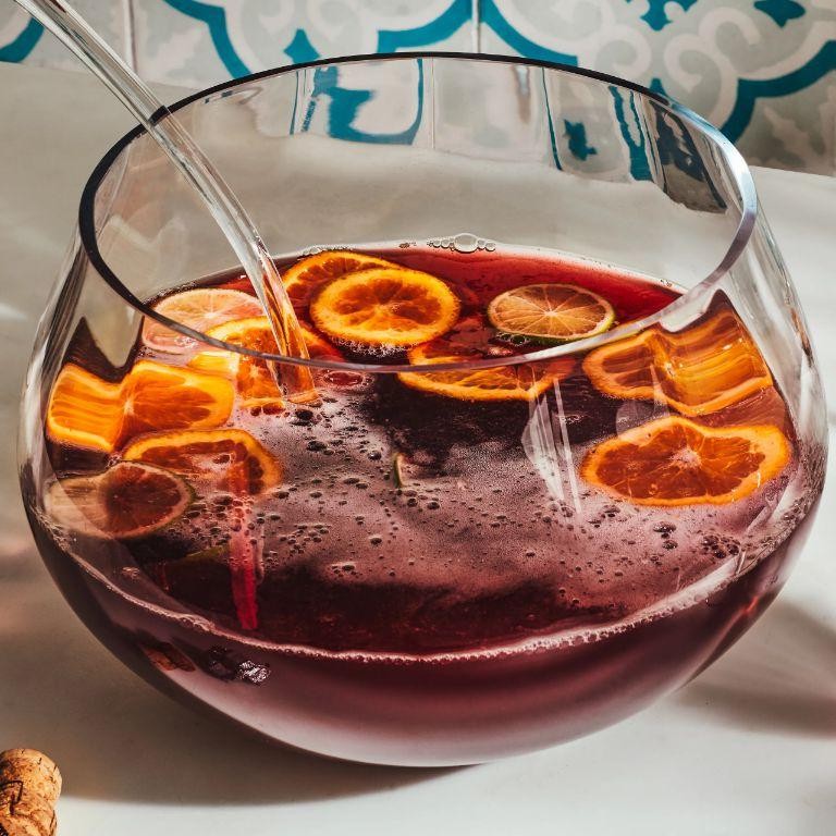 Pomegranate Prosecco Punch