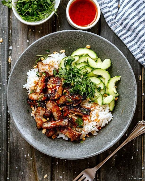 Pork Belly Rice Bowl