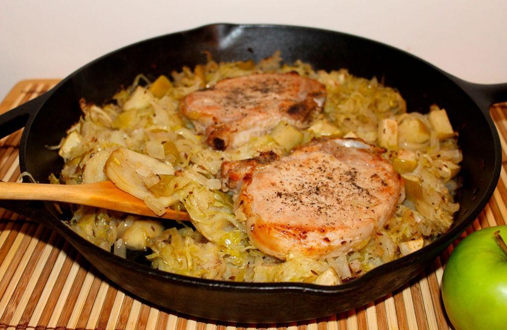 Pork Chop and Sauerkraut Pie