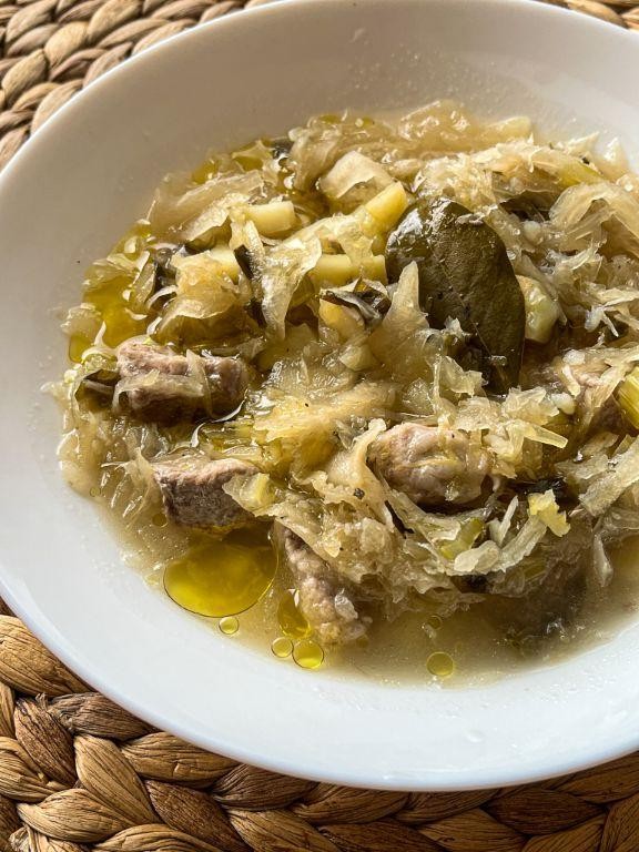Pork Chop and Sauerkraut Soup