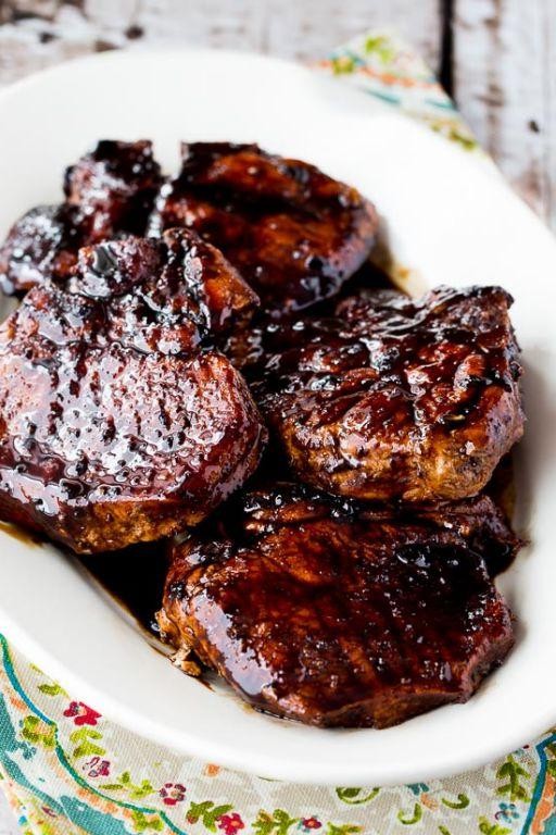 Pork Chops with Balsamic Glaze