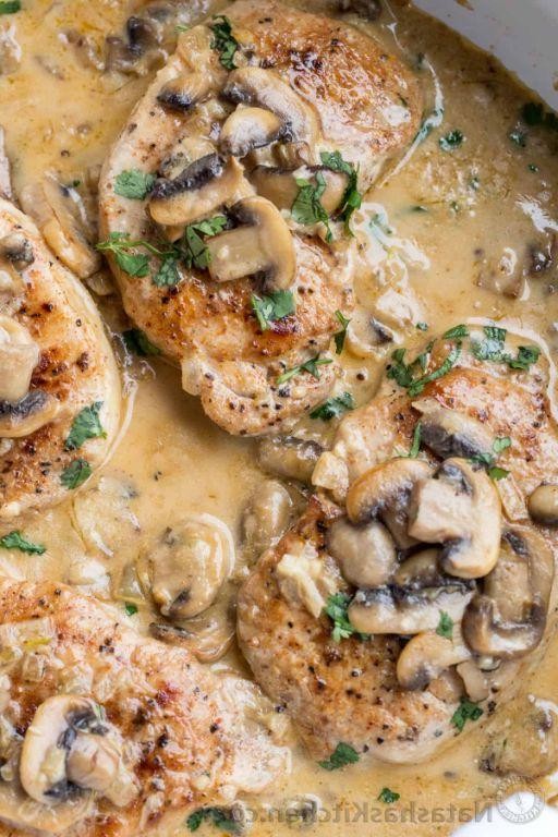 Pork Chops with Mushroom Sauce