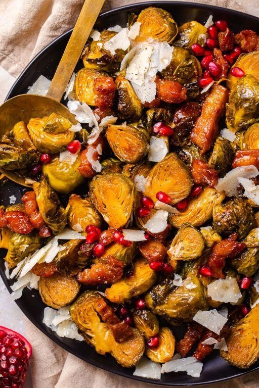 Pork Fat Roasted Brussels Sprouts