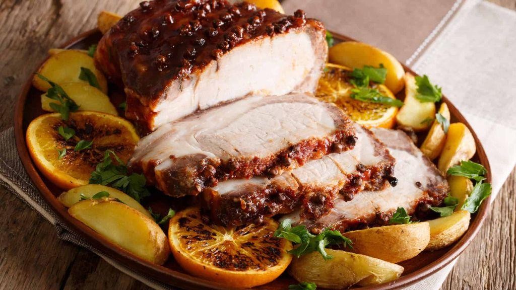 Pork Loin with Orange and Ginger in Slow Cooker