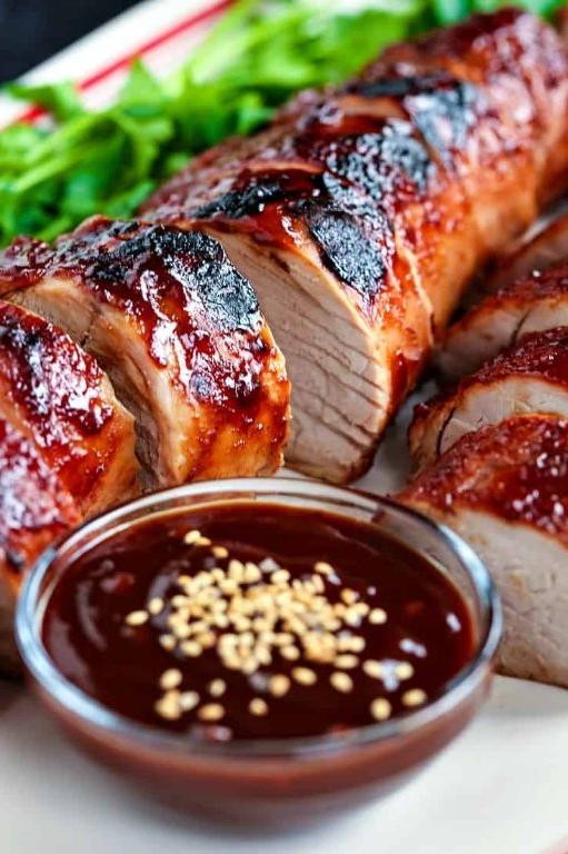 Pork Tenderloin with Asian BBQ Sauce