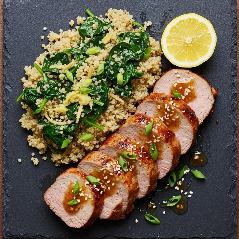 Pork Tenderloin with Miso Glaze