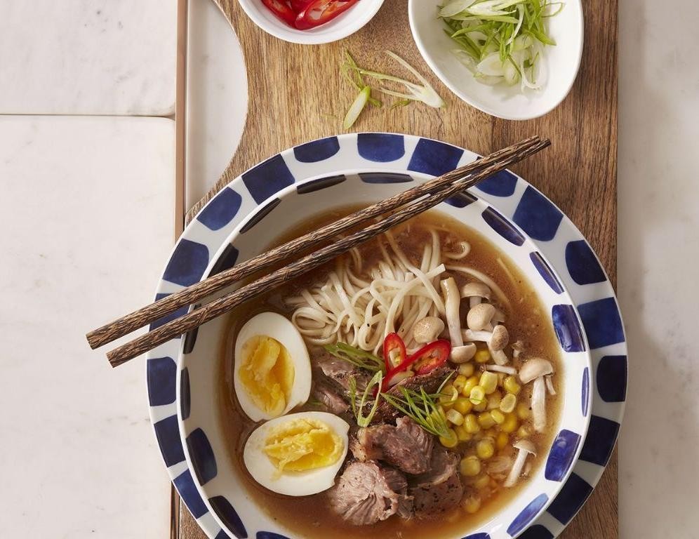 Pork and Mushroom Ramen