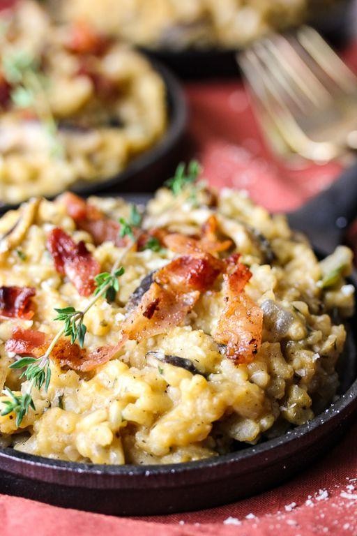 Potato and Mushroom Risotto