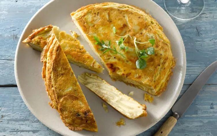 Potato and Onion Omelette