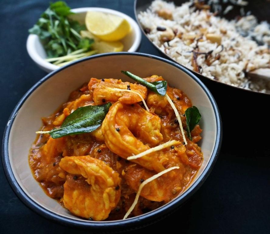 Prawn Curry with Roasted Spices