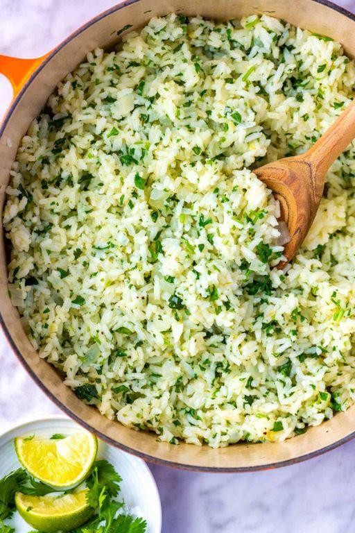 Preserved Lemon and Cilantro Rice