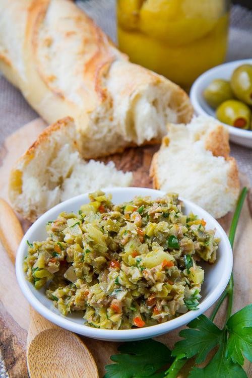 Preserved Lemon and Olive Tapenade