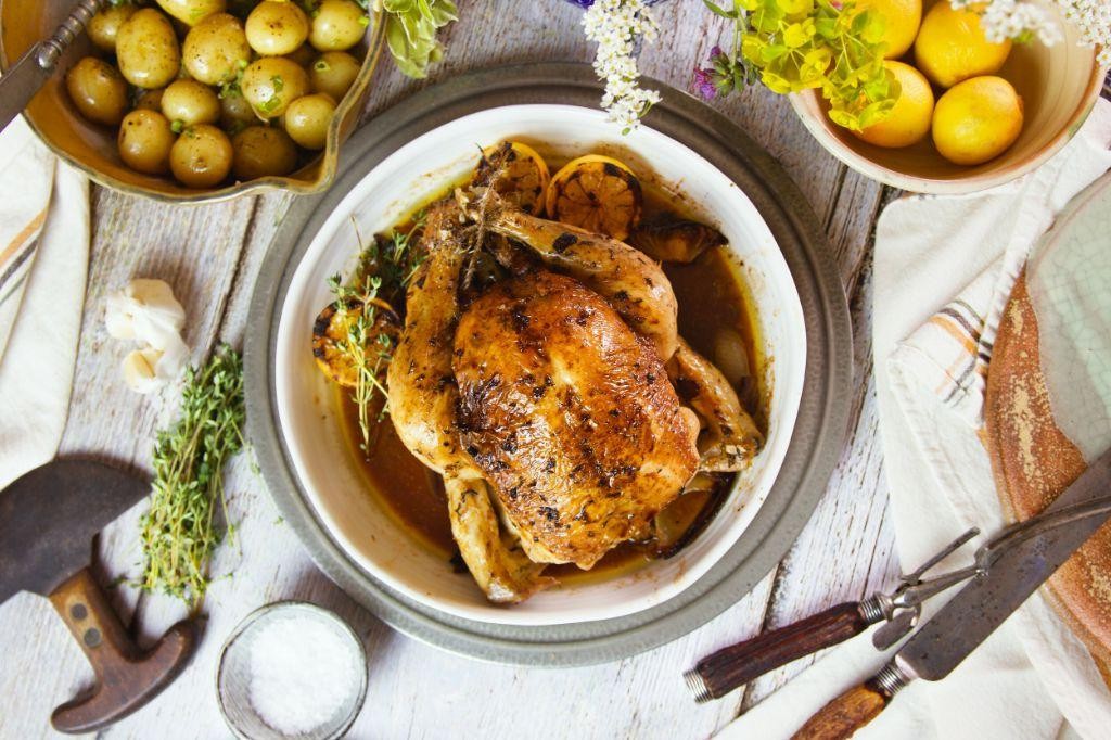 Preserved Lemon and Thyme Roasted Chicken