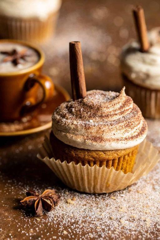 Pumpkin Chai Cupcakes