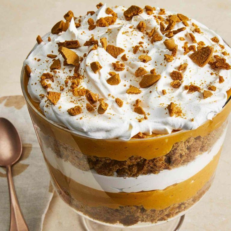 Pumpkin Gingerbread Trifle