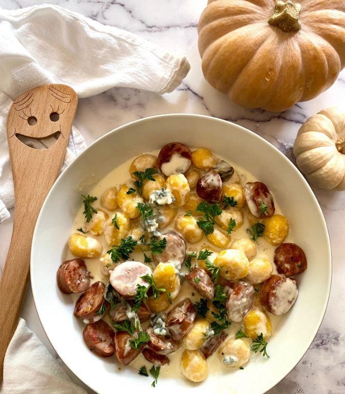 Pumpkin Gnocchi with Gorgonzola Sauce