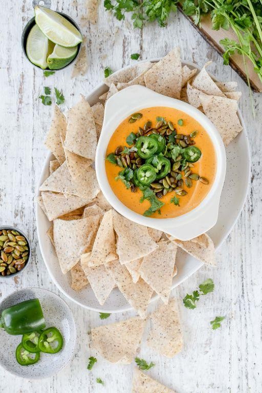 Pumpkin Seed Queso Dip