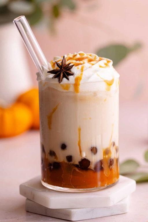 Pumpkin Spice Bubble Tea