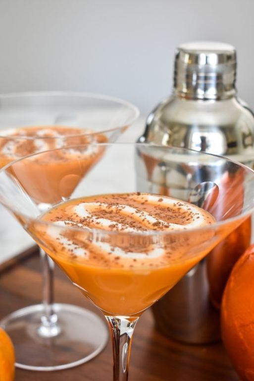 Pumpkin Spice Chocolate Martini