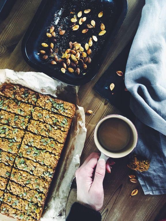 Pumpkin Spice Flapjacks