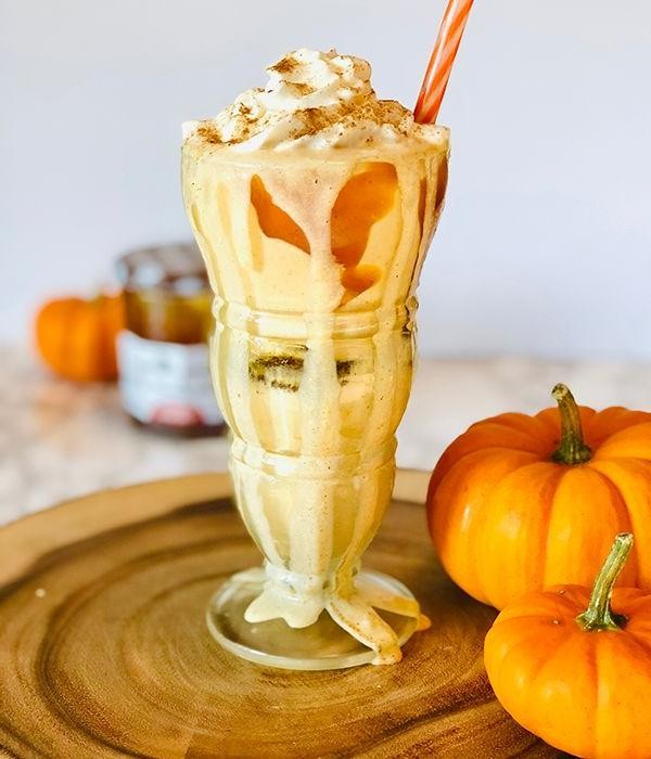 Pumpkin Spice Grimace Shake