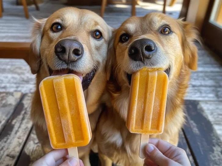 Pumpkin Spice Pupsicles