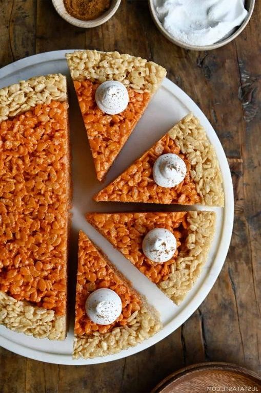 Pumpkin Spice Rice Krispies Treats