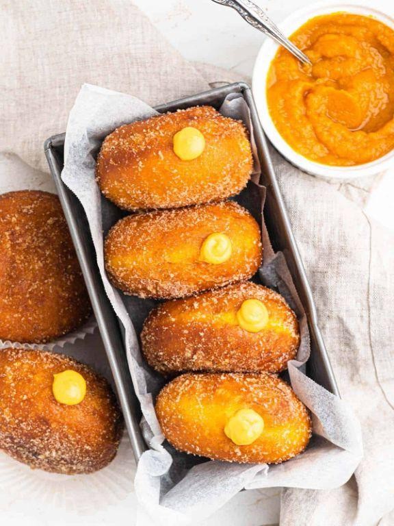 Pumpkin Spiced Chinese Doughnuts