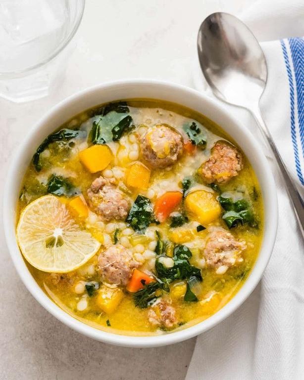 Pumpkin Wedding Soup for Fall