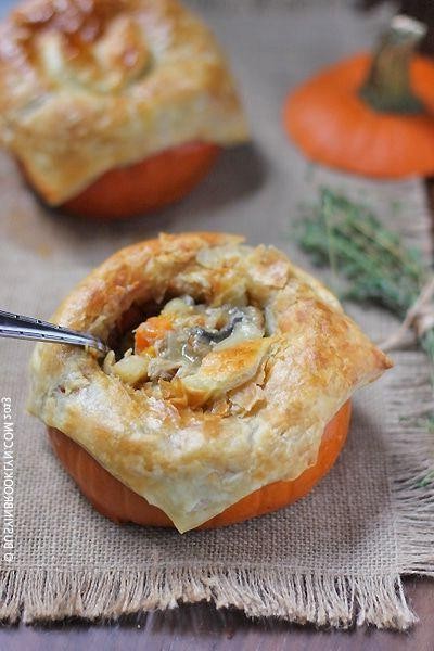 Pumpkin and Chicken Pot Pie