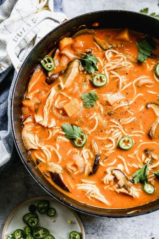 Pumpkin and Coconut Ramen