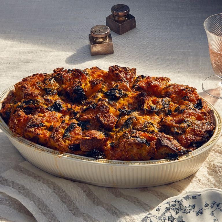 Pumpkin and Pecan Strata