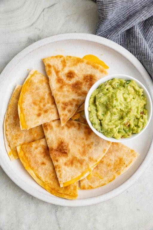 Quick Cheese Quesadilla