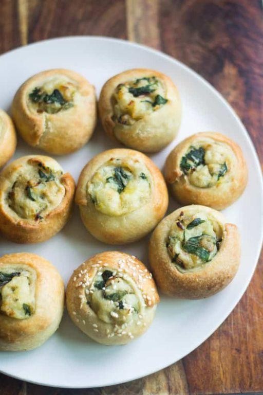 Quick Spinach and Cheese Knishes