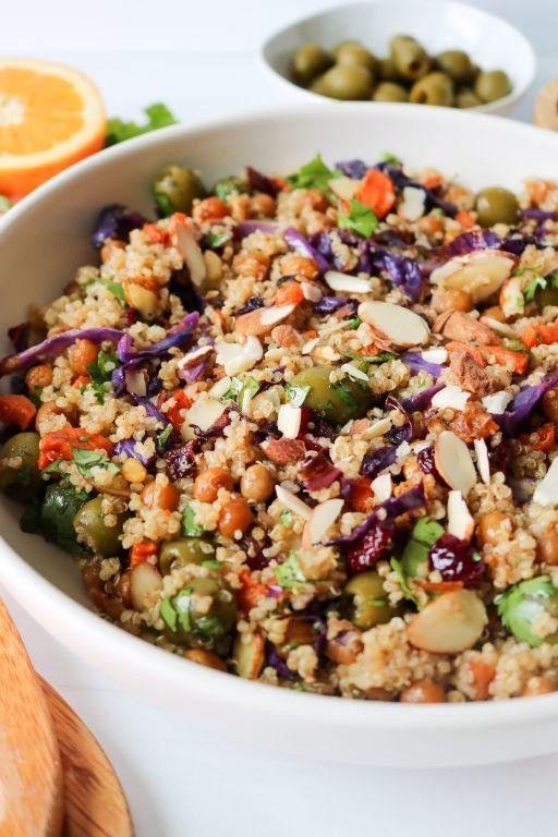 Quinoa Salad with Ras El Hanout Dressing