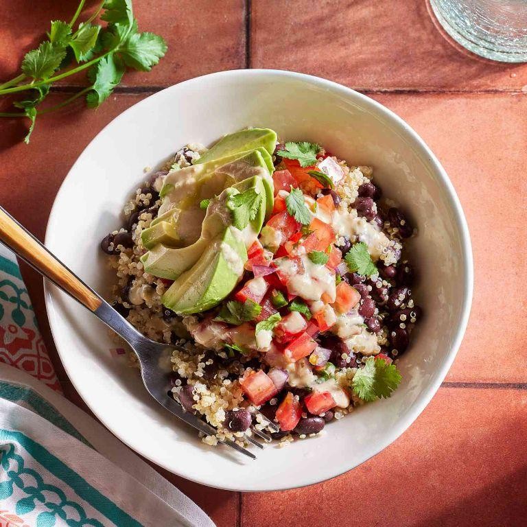 Quinoa and Black Bean Protein Bowl