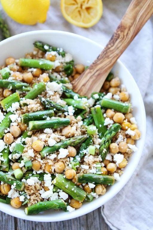 Quinoa and Ham Salad with Lemon Vinaigrette
