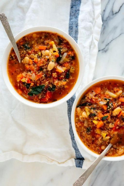 Quinoa and Vegetable High Protein Soup