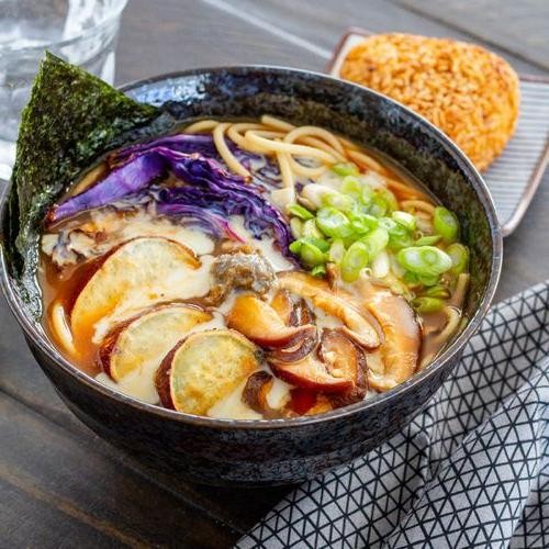 Ramen with Roasted Vegetables