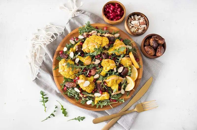Ras El Hanout Roasted Cauliflower