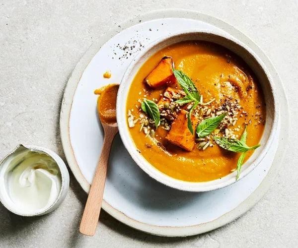 Ras El Hanout Spiced Pumpkin Soup
