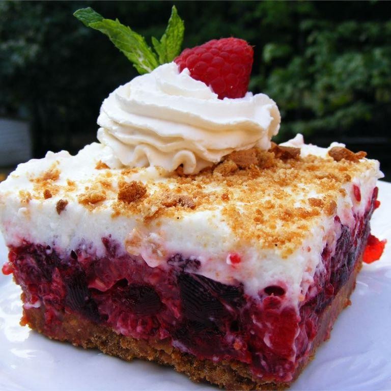 Raspberry Icebox Cake
